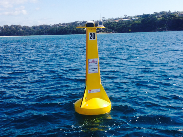 Shark listening station - Merimbula. Photo: DPI