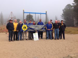 Cooma Lions Club members, right proud of what has been achieved atYallakool Road. Source: Cooma Lions