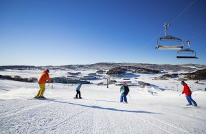 Skiing at Perisher. Source NSW National Parks
