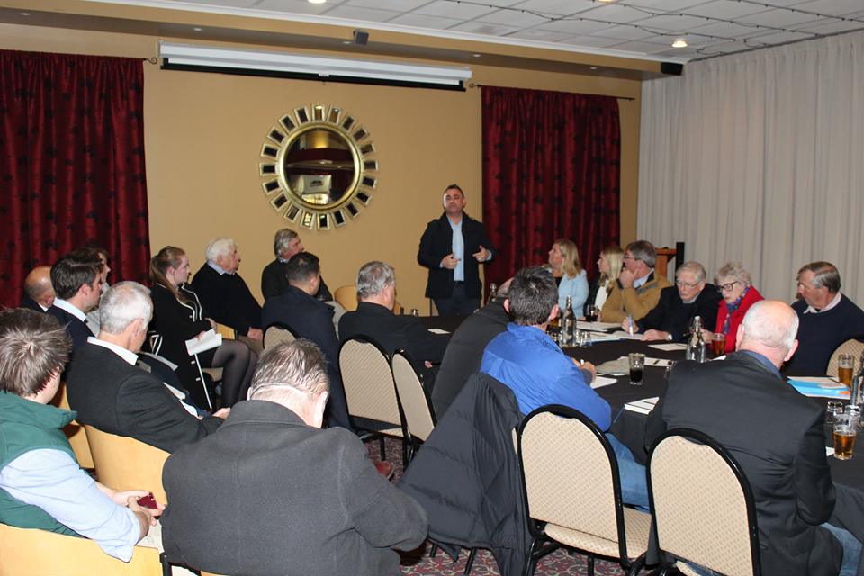 NSW Deputy Premier and Member for Monaro, John Barilaro addresses the first meeting of the Cooma-Snowy Nationals Branch in Cooma on July 10. Source: Nationals for Eden-Monaro FB