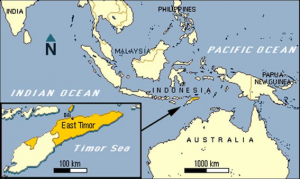 Timor Leste. Source Bega Valley Advocates for Timor Leste.