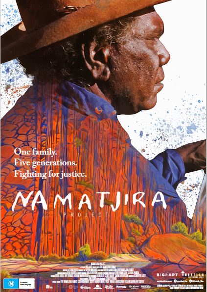 Namatjira Project, film poster. The film is released nationally on September 7