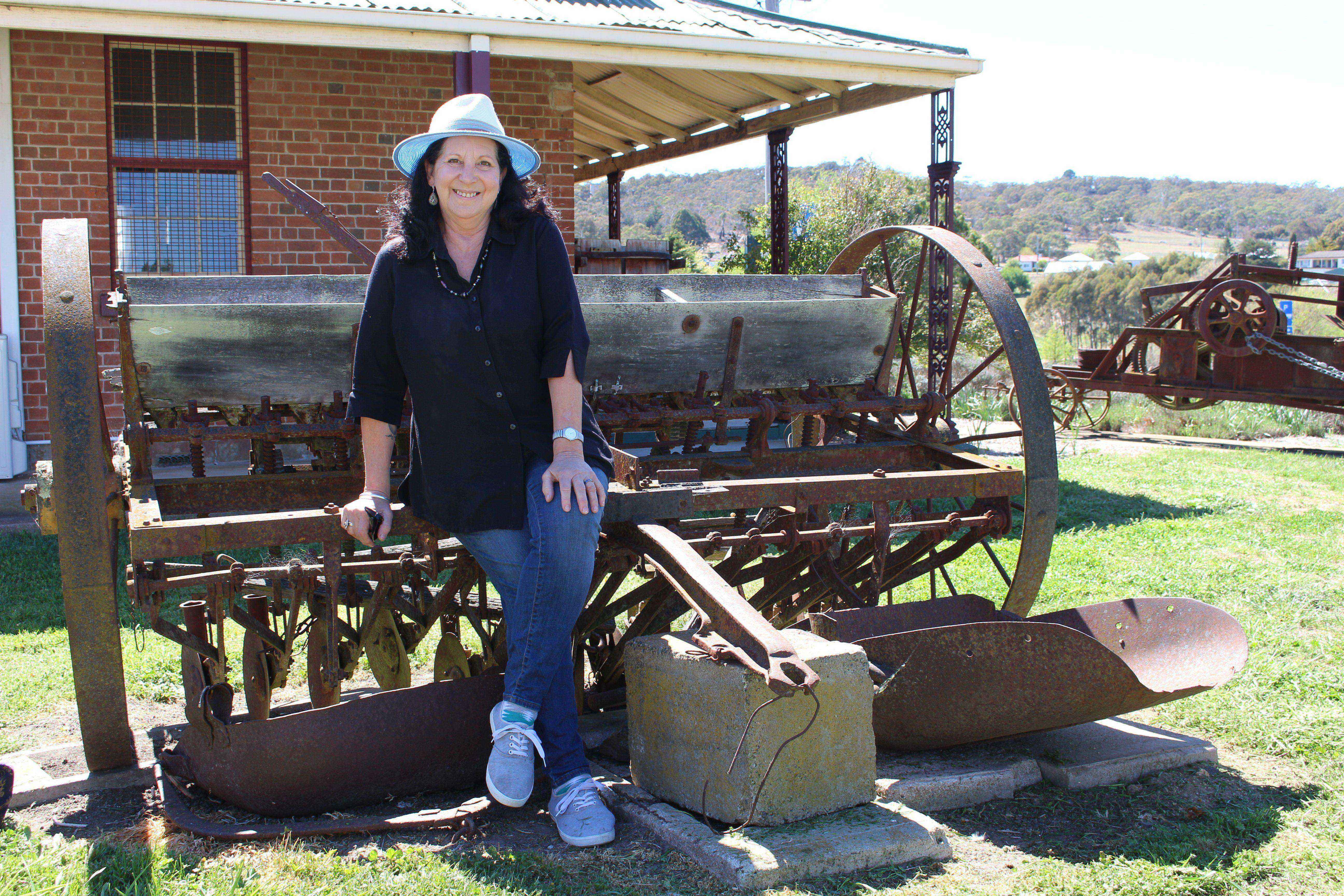 Learning the Bombala region's history is part of Sandy's new passion. Photo: Ian Campbell.