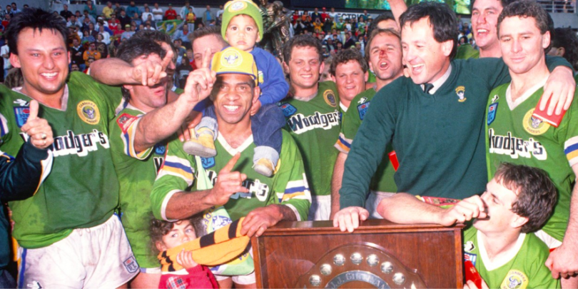 Raiders first premiership win in 1989