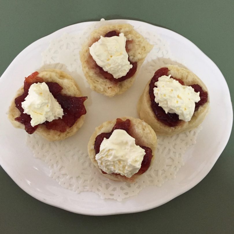  Witchcraft’s fresh scones, jam and cream have become famous.