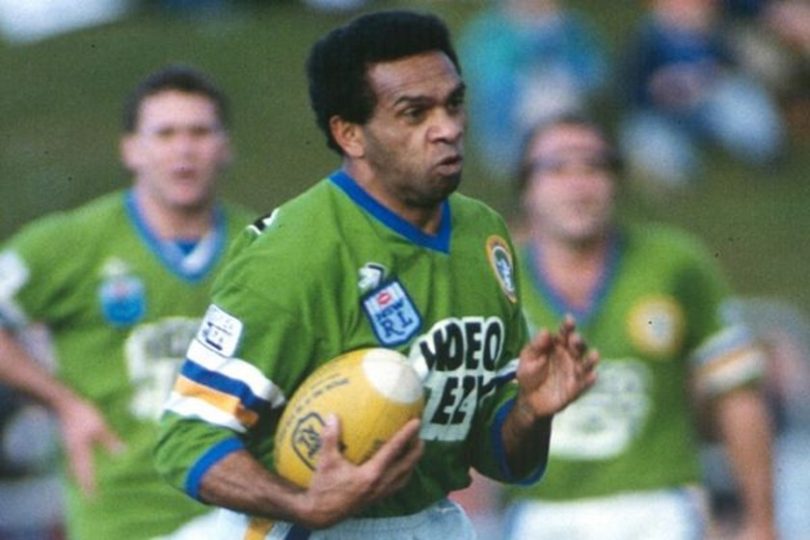 John ‘Chicka’ Ferguson was a prolific character in Canberra. Photo: Canberra Raiders website. 