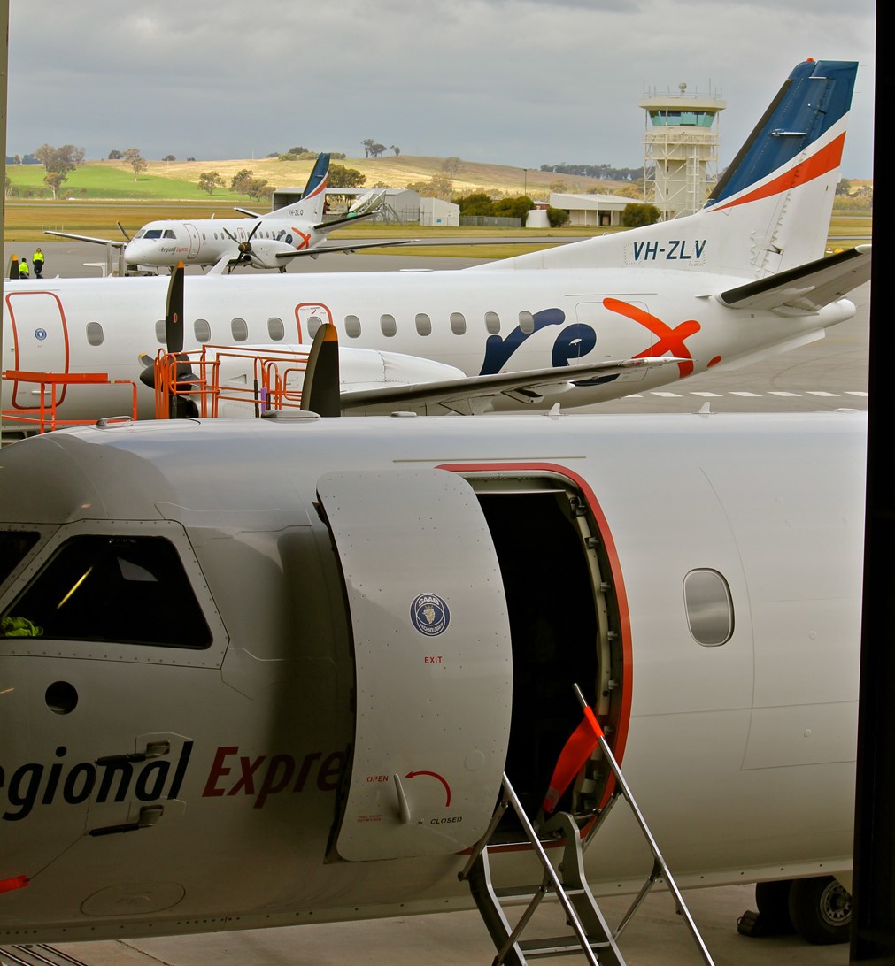 Rex runs a fleet of more than 50 Saab 340