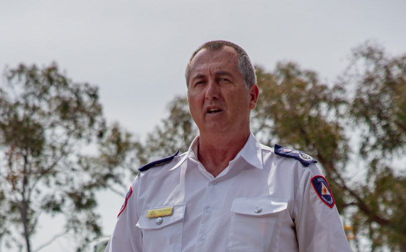 ACT fire chief Joe Murphy