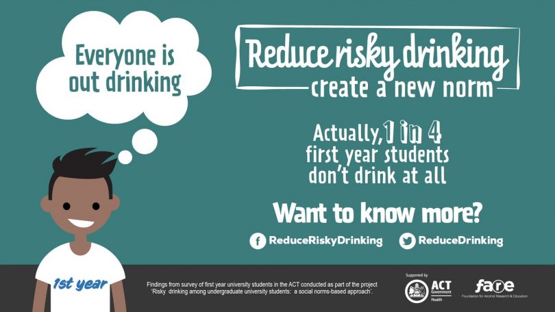 Reduce drinking campaign poster