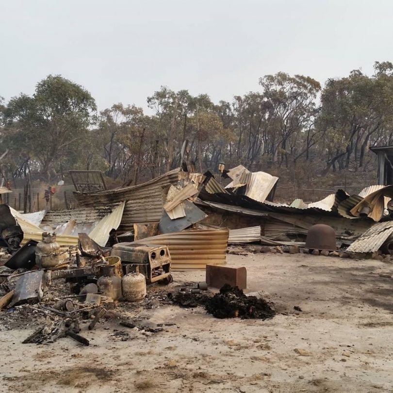 Dog Leg Farm was destroyed by bushfire