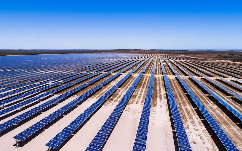 Large-scale solar farm