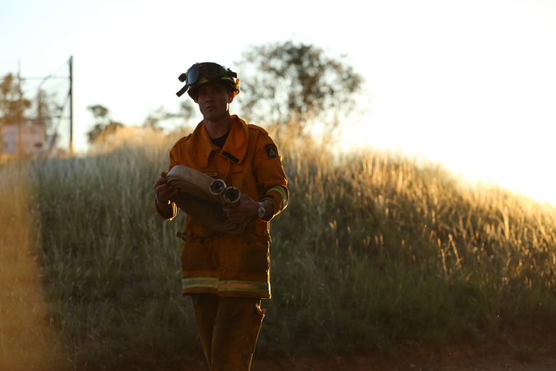 Cameron Crombie, NSW Rural Fire Service volunteer.