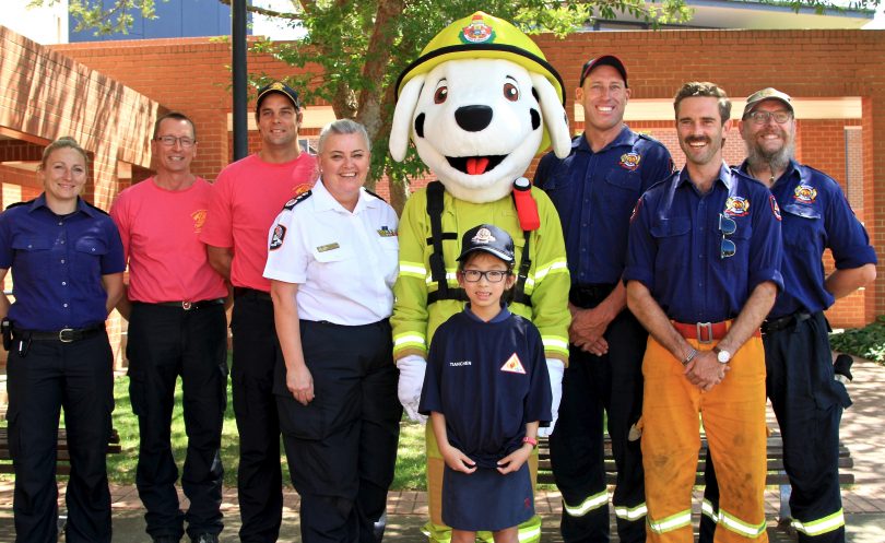 Radford College, firefighters, Georgeina Whelan, Rural Fire Service, Fire and Rescue