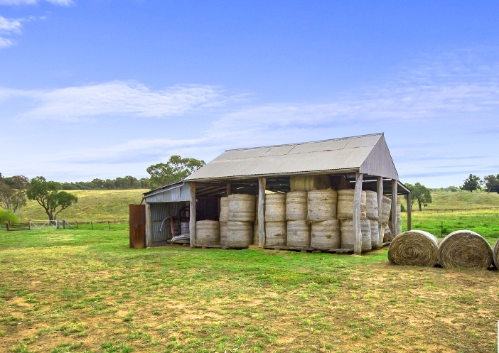 Hay shed