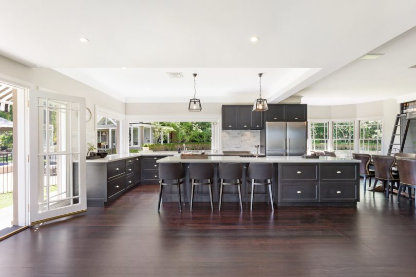 A large and light-filled kitchen