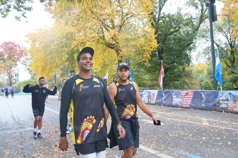 Indigenous marathon runners