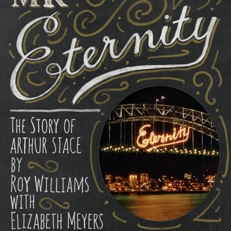 The cover of Roy Williams's book, Mr Eternity: The Story of Arthur Stace.