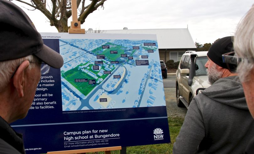Bungendore residents survey the proposal