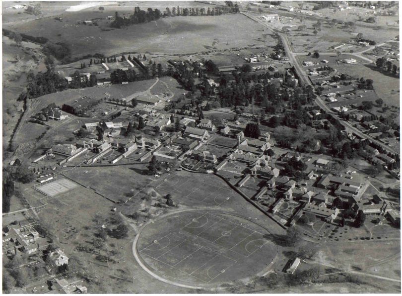 Aerial view of Kenmore Hospital site.