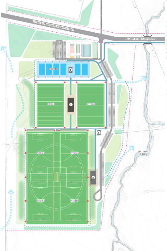The plan for the Bungendore Sports Hub