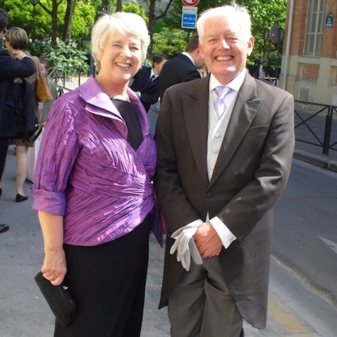 Daphne and David Penalver in Paris.