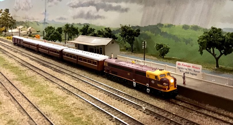 A scale model railway run by the Canberra Monaro N Scale Group.