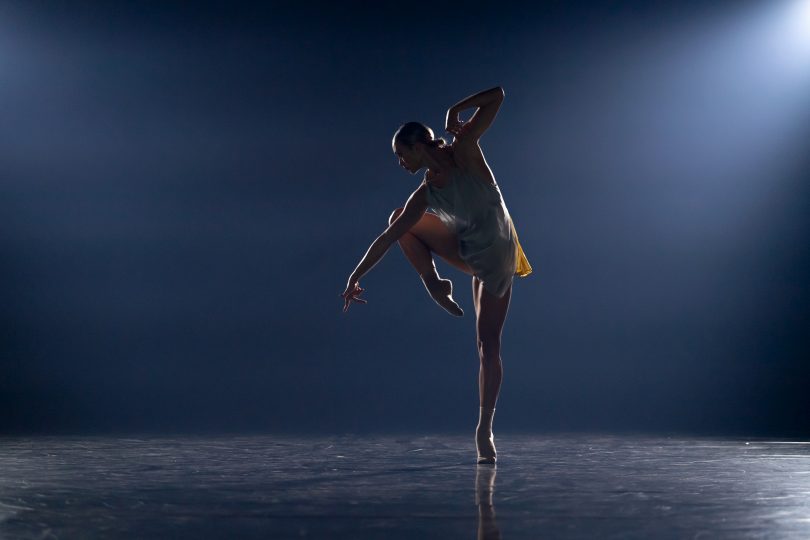 Chloe Leong performing for Sydney Dance Company.