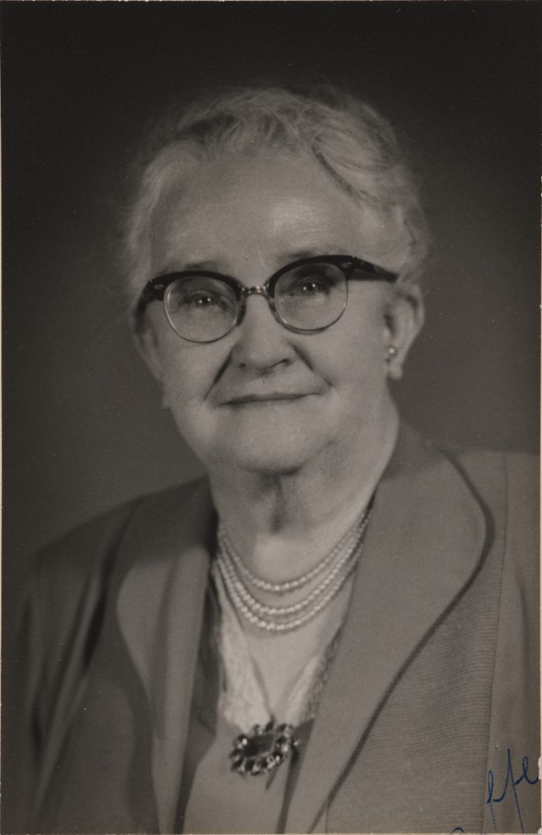 Senator Agnes Robertson in 1955.