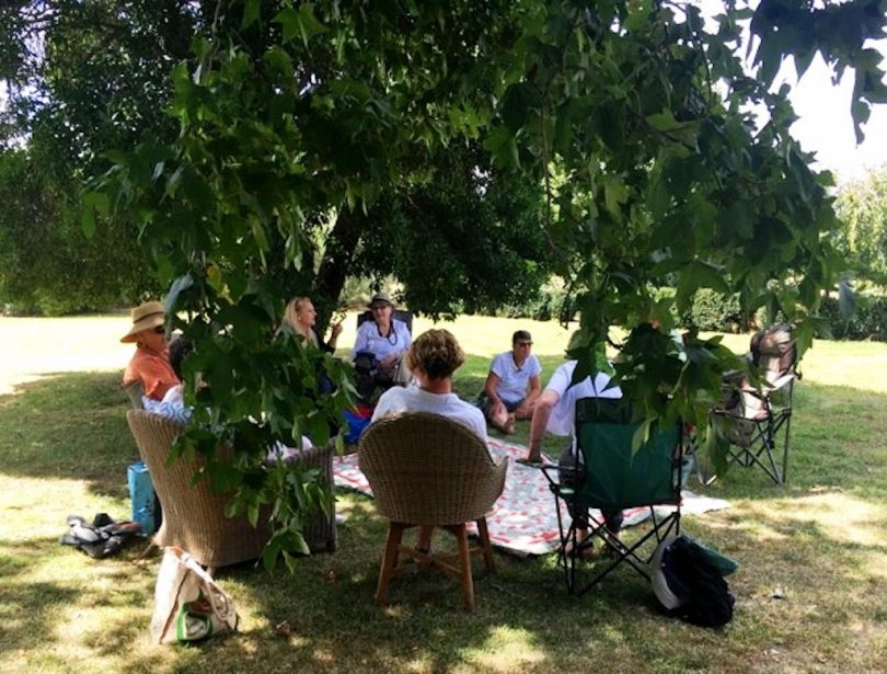 Women's circle picnic at Dalton