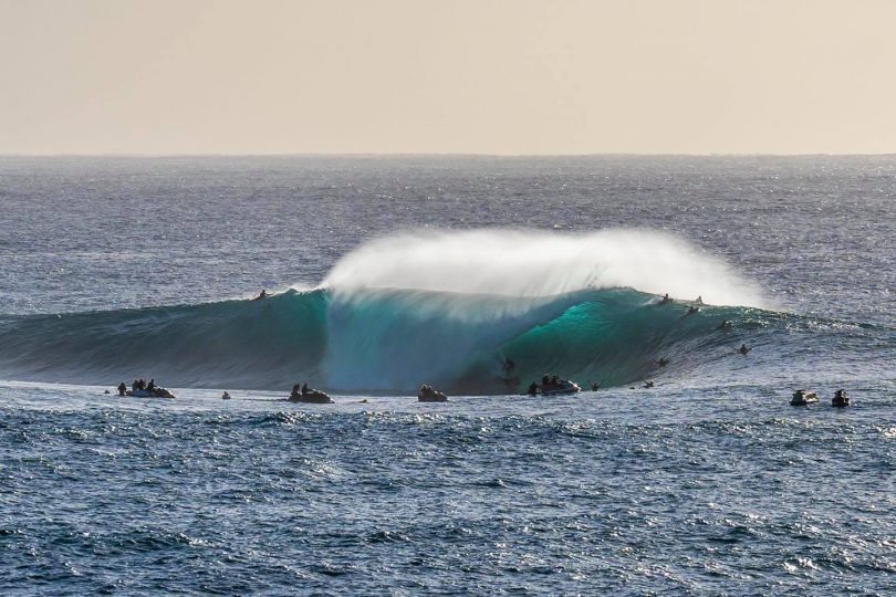 Big wave breaking on NSW South Coast