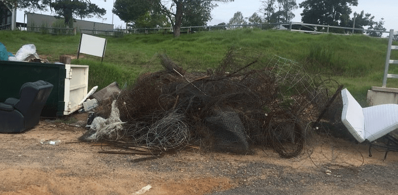 Illegal waste dumped at Cobargo Showground