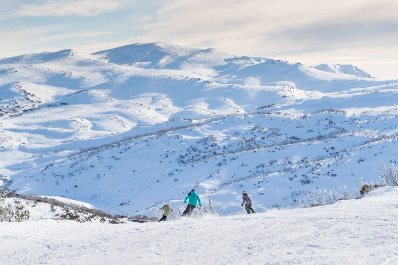 Skiers at Perisher