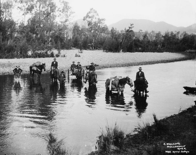 Early Europeans crossing Wollondilly River