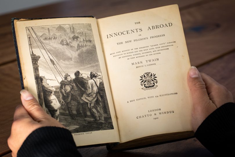 The Innocents Abroad, book by Mark Twain.