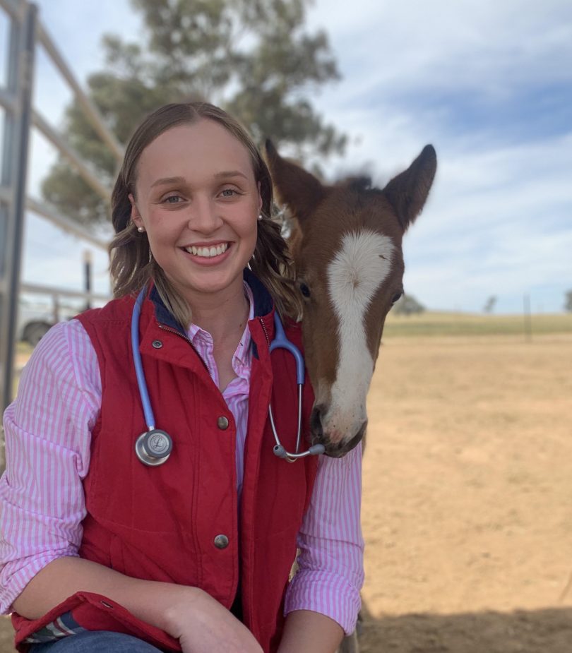 Sammy Spark with horse