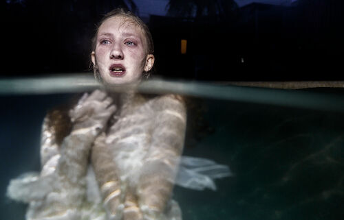 Child in water
