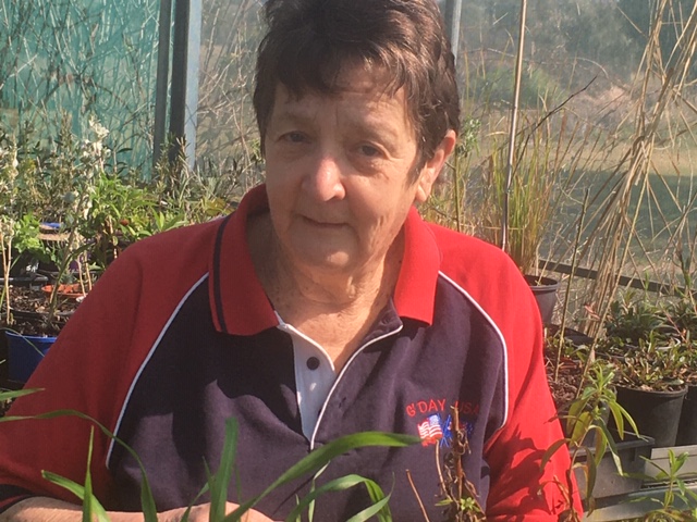 Helen Morgan at Growing Abilities nursery