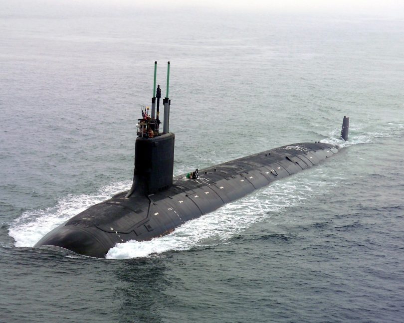 Virginia class US nuclear powered submarine