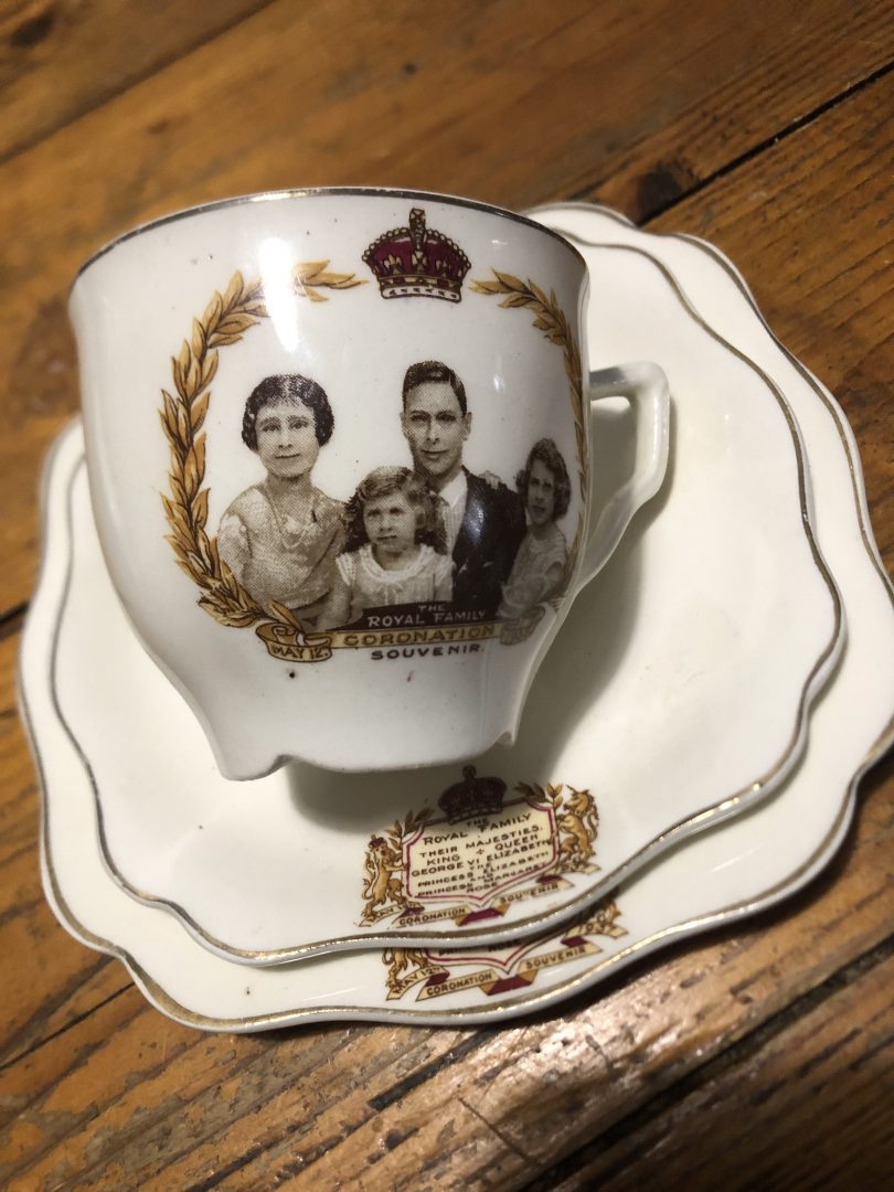 Royal souvenir cup, saucer and plate.sp