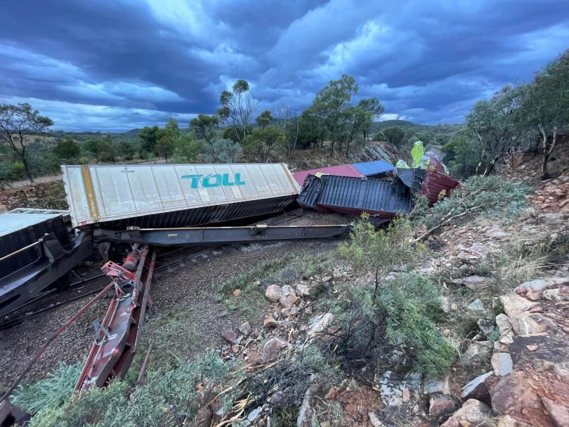 Train accident at Bethungra Spiral