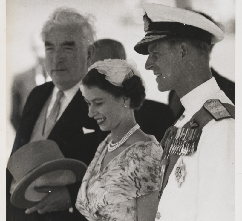 Robert Menzies, Queen Elizabeth and the Duke of Edinburgh 