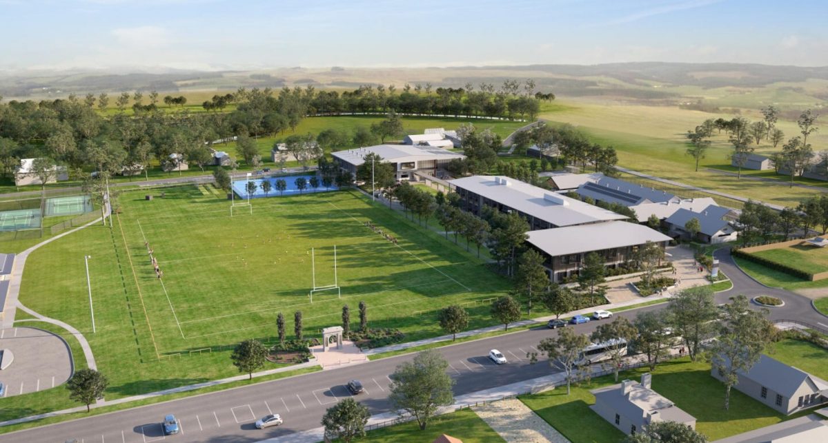 Artist's impression of the proposed Bungendore High School