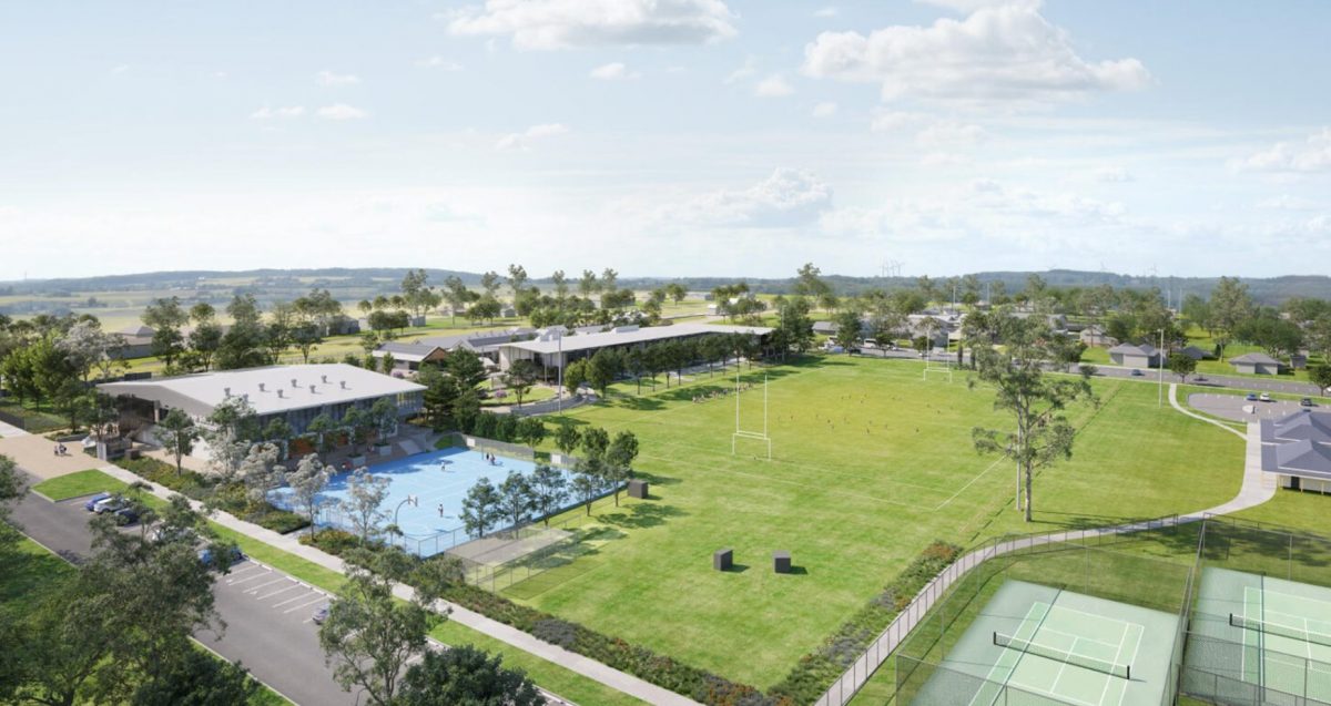 Artist's impression of the proposed Bungendore High School