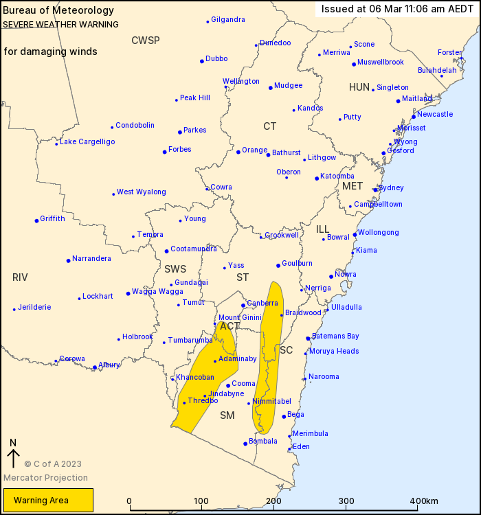 map of NSW