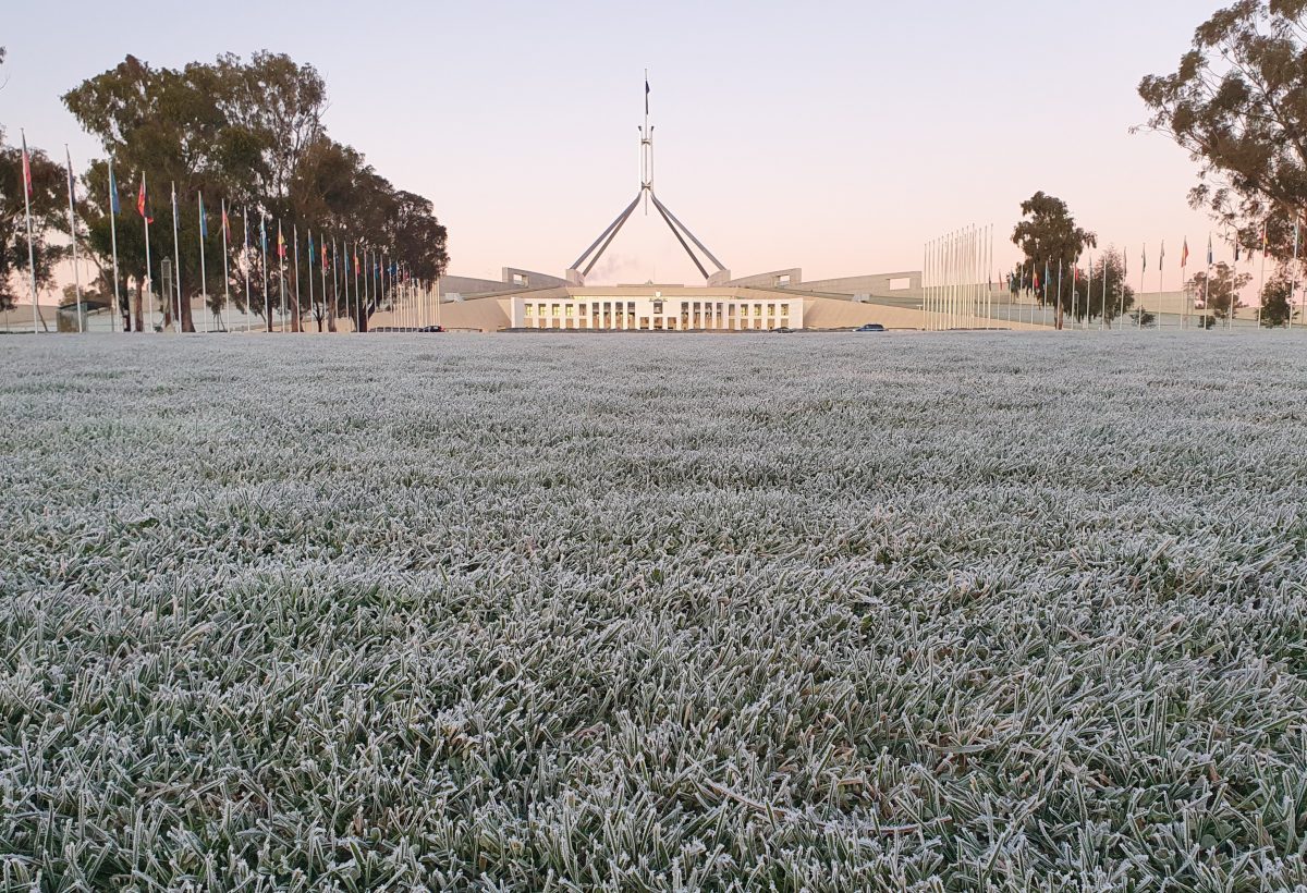 Frosty Parliament House