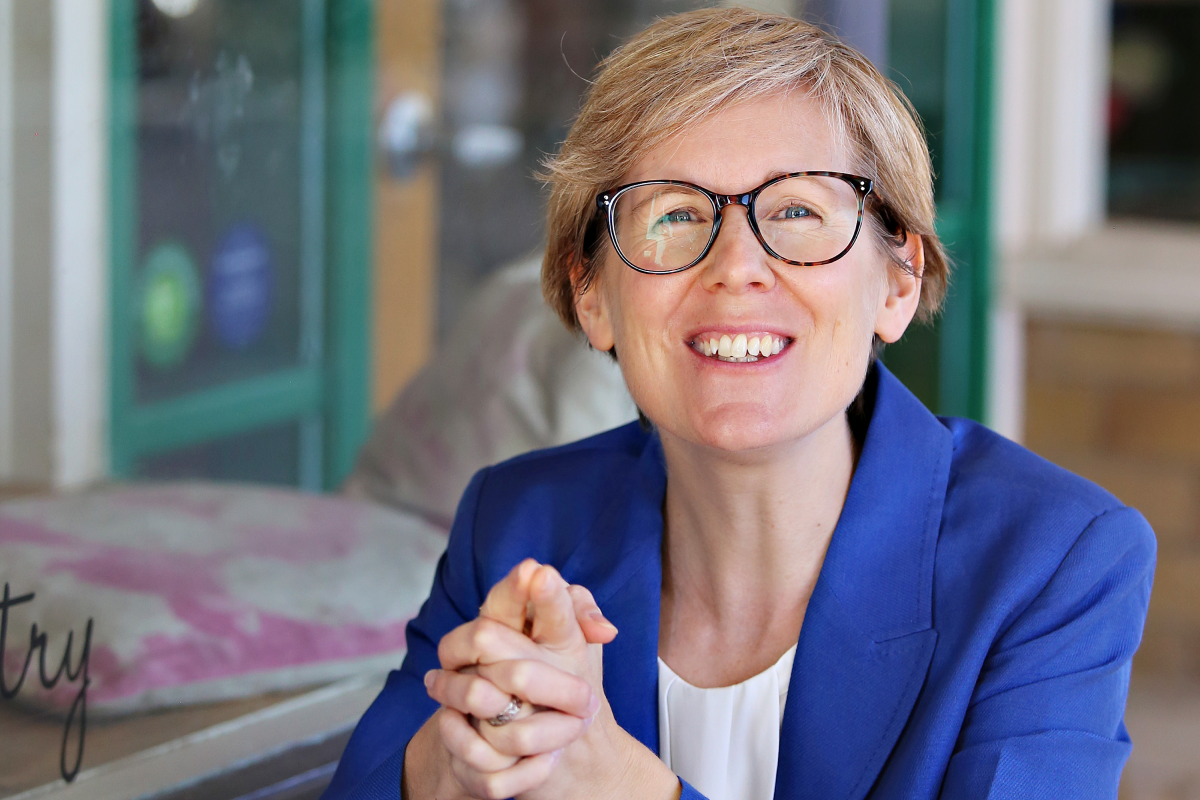 Bridget Breen smiling at camera