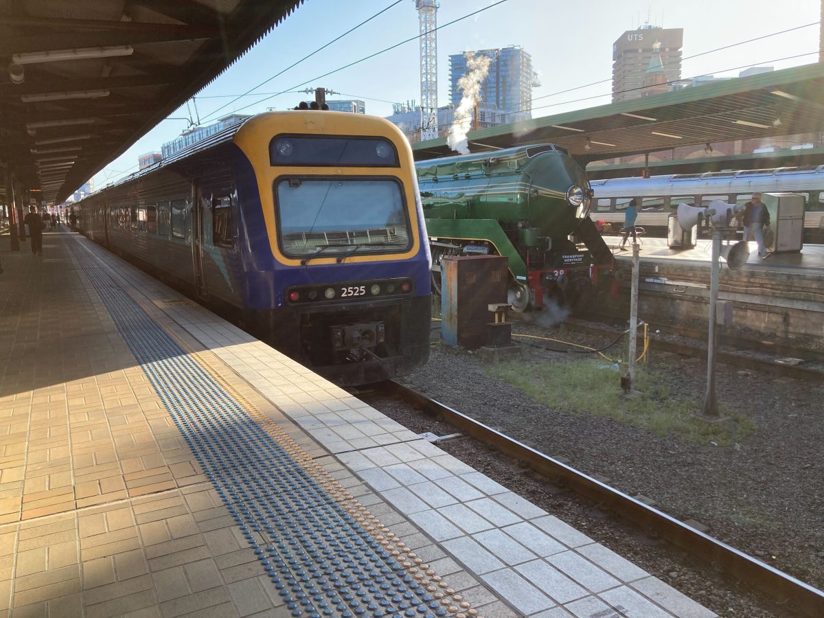 NSW TrainLink Southern XPLORER train at Central Station Sydney