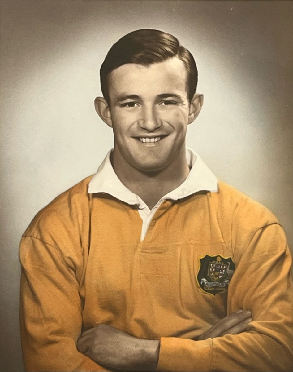 David Grimmond in his Wallabies jersey