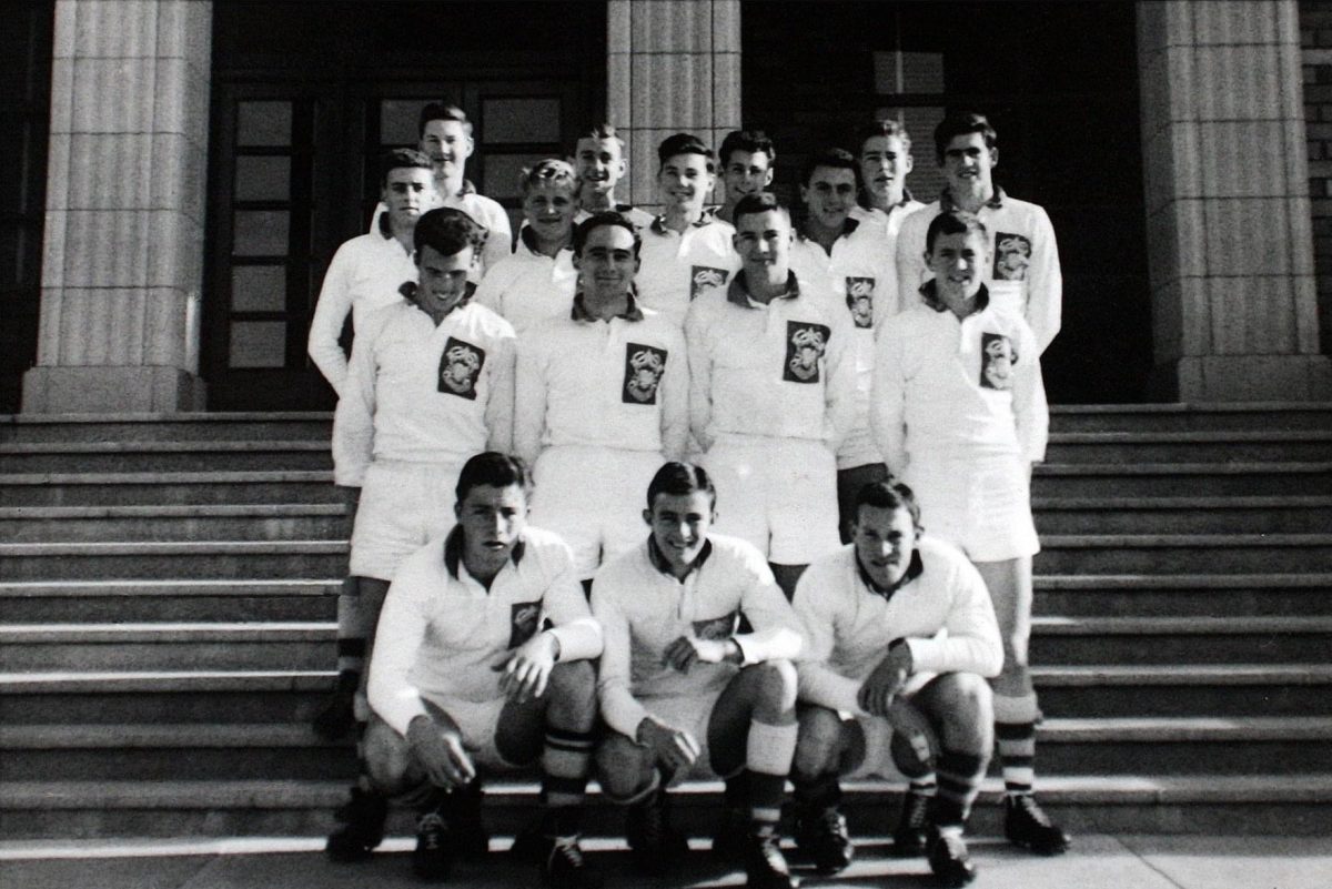 David Grimmond captained the St Edmund's College 1st XV in 1960.