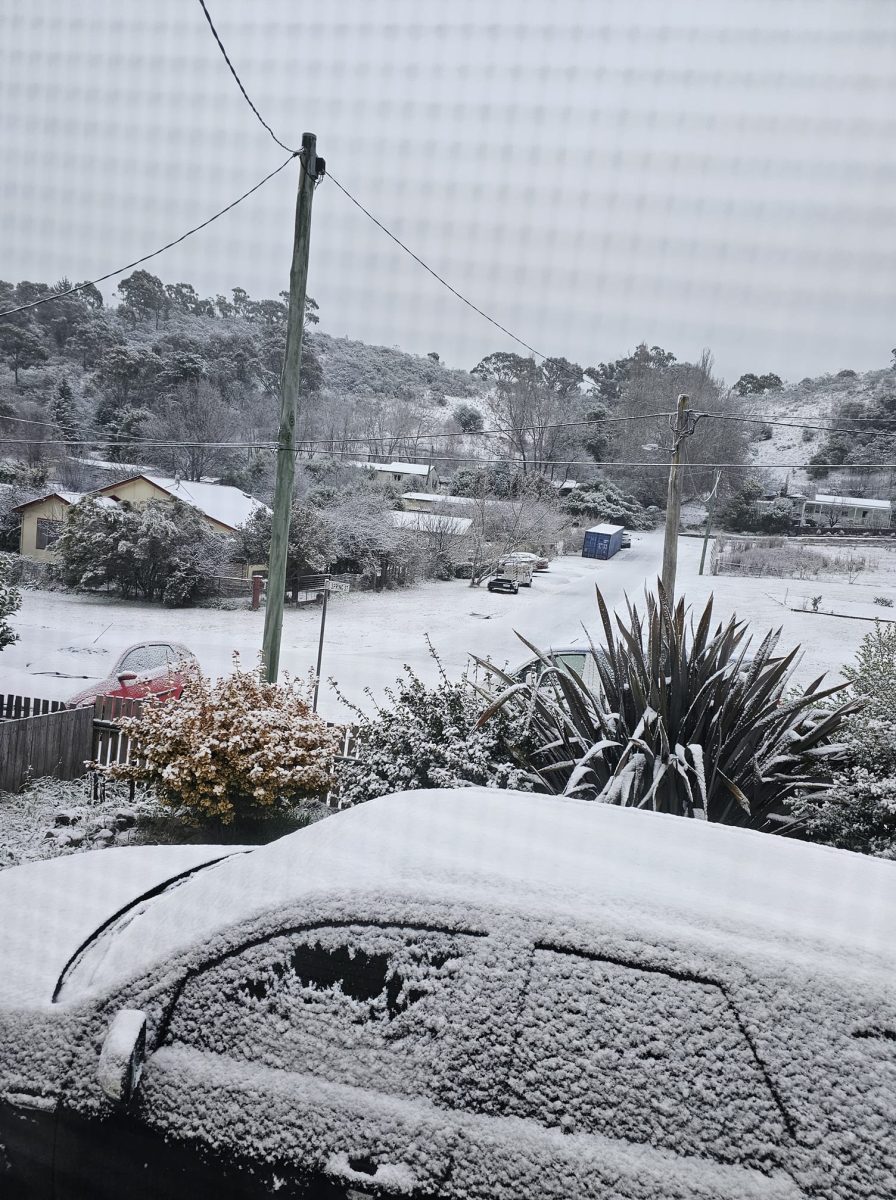 snow at Captains Flat